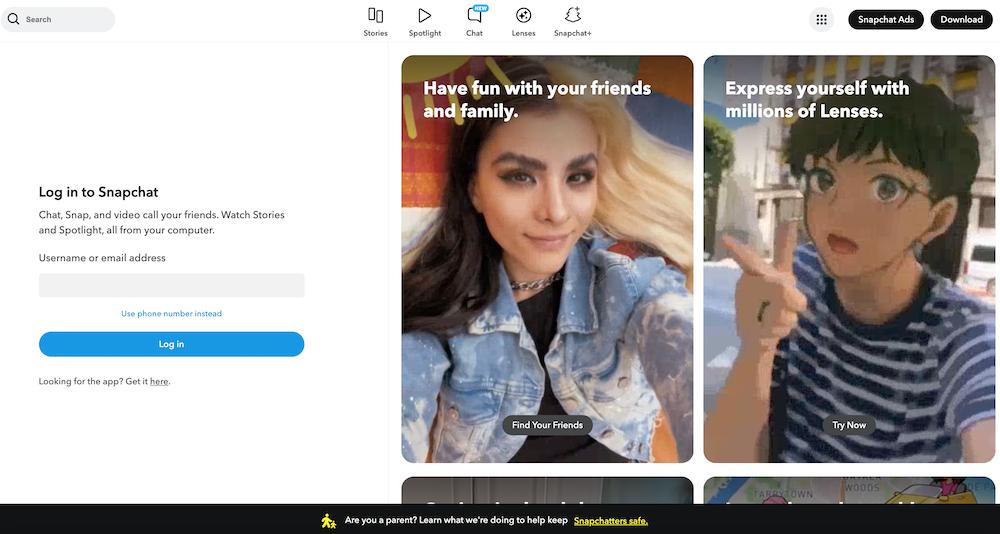 find someone on snapchat